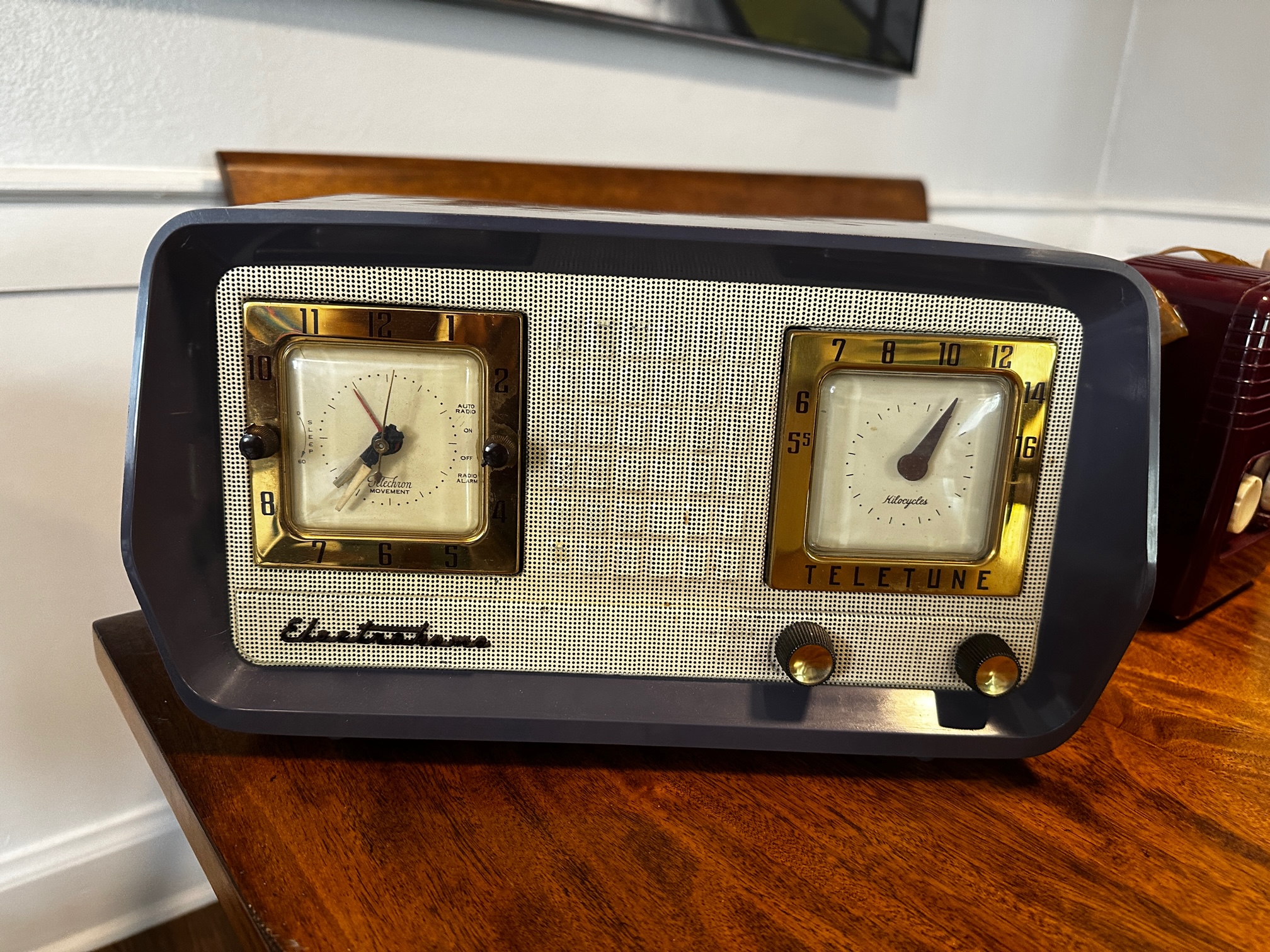 1956 Electrohome Teletune Blue